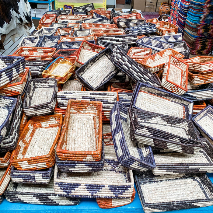 12 PACK Southwest Tray Baskets! ONLY $4.50 ea.!