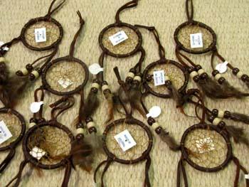 12- All Leather Hand Made 2" Dream Catchers! Only $2.40 ea.!