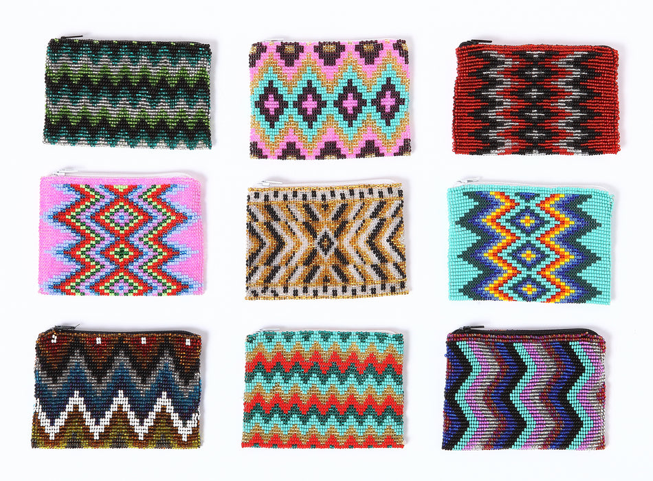 Southwest Style Beaded Coin Purses from El Paso Saddleblanket