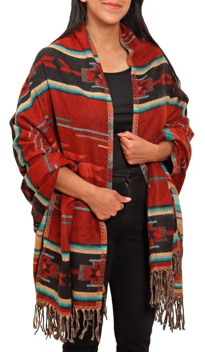 Southwest Style Shawl N1