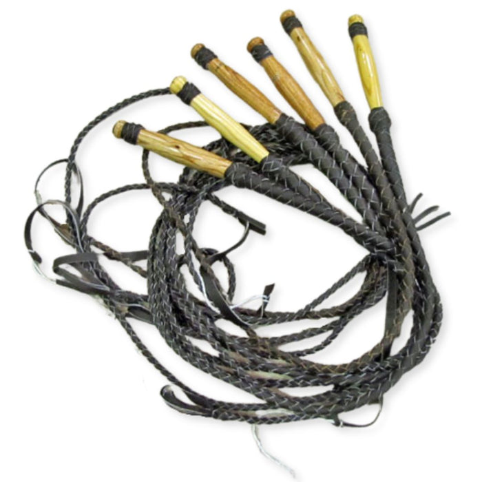 6 Pack Genuine Leather 8' Bull Whips! Only $15.00 ea.!