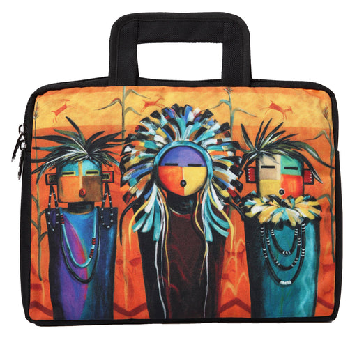 Native Style Print Small Laptop Bag #115
