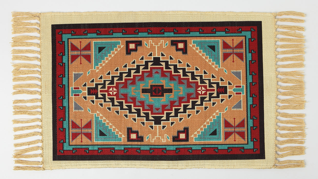 Southwest Digitally Printed Placemat in a Geometric Design from El Paso Saddleblanket