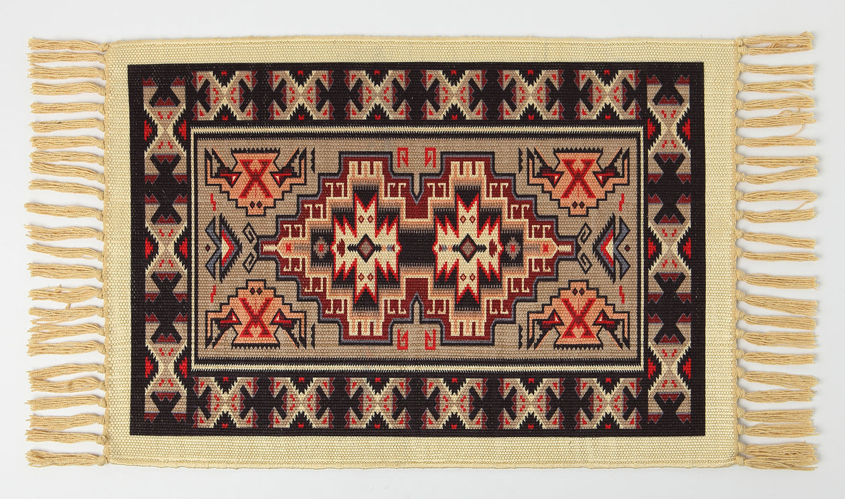 Southwest Digitally Printed Placemat in a Geometric Design from El Paso Saddleblanket