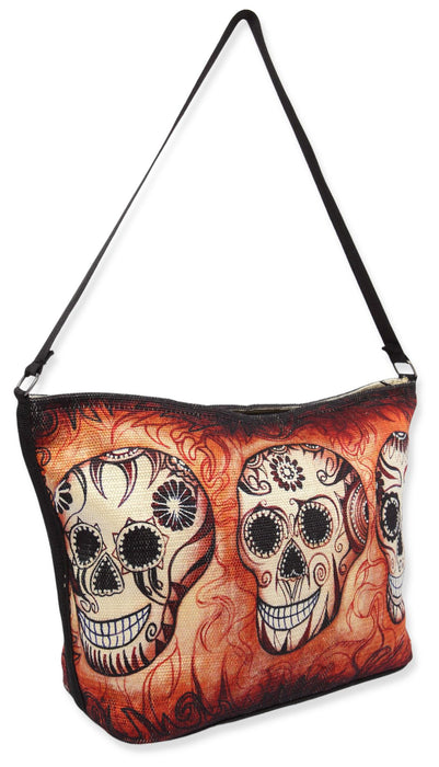 Digital Print Purse, folklore Day of the Dead design #553 from El Paso Saddleblanket