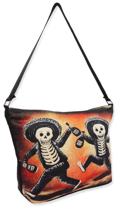 Digital Print Purse, folklore Day of the Dead design #557 from El Paso Saddleblanket