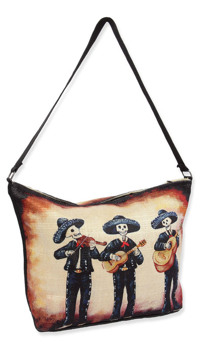Digital Print Purse, folklore Day of the Dead design #558 from El Paso Saddleblanket
