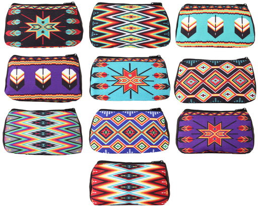 Pow Wow Style Cosmetic Bags- 10 Pack