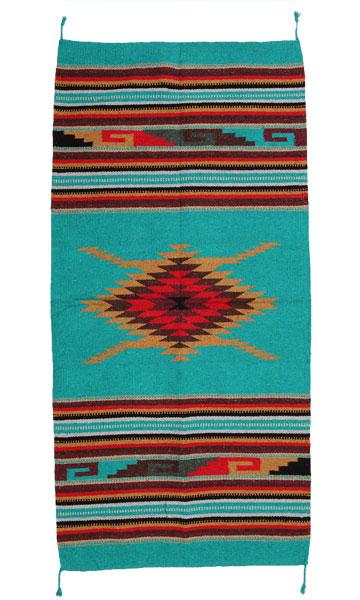 32 x 64 Southwest Pattern Wool Rug 110A