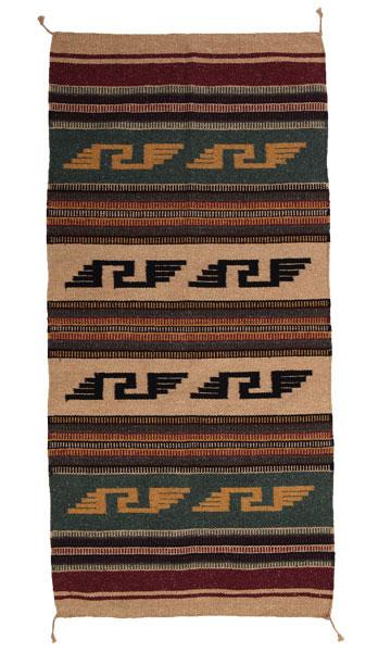 20" x 40" Handwoven Azteca Rug 6