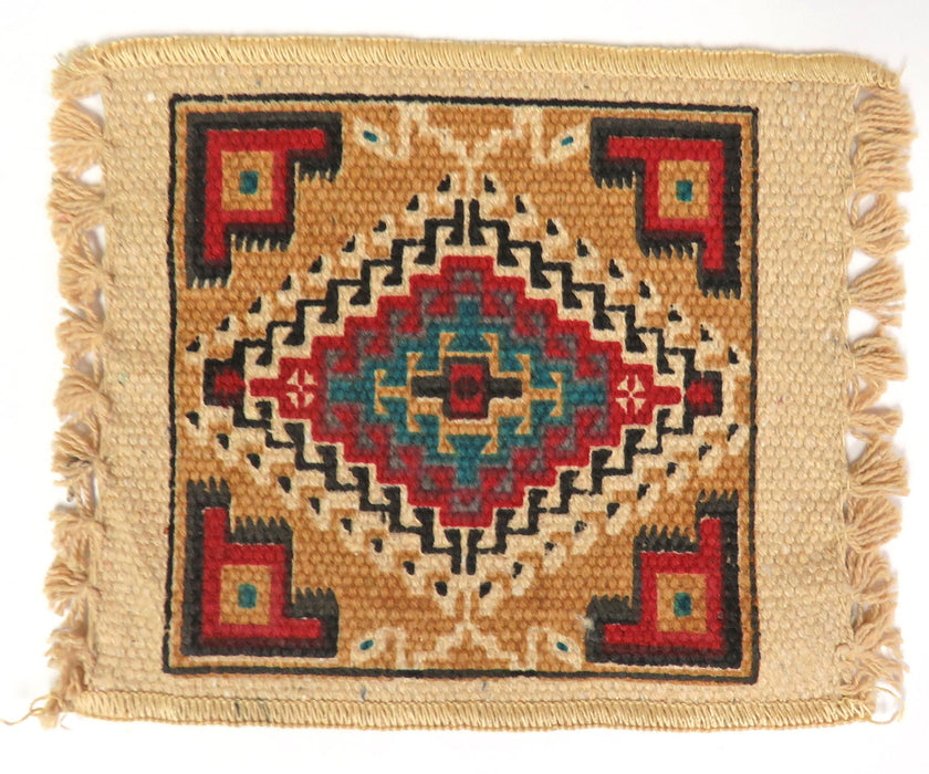 Cotton Stencil Coasters-Southwest Design