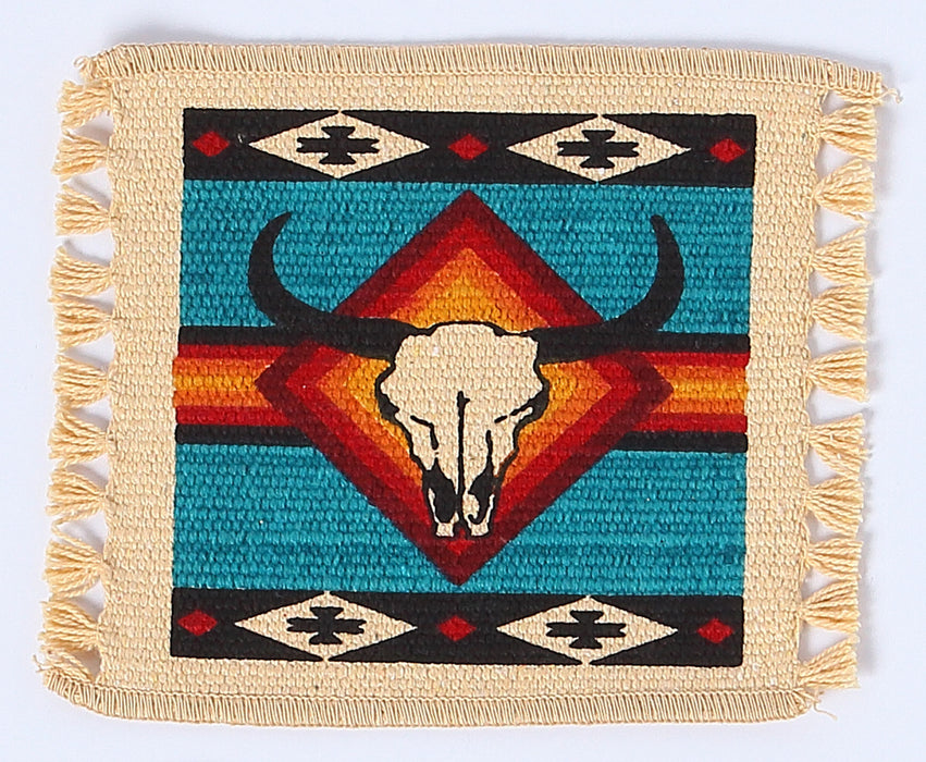 Cotton Stencil Coasters-Southwest Design