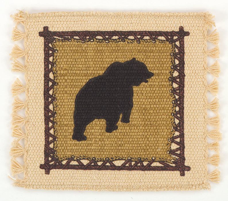 Cotton Stencil Coasters-Wildlife Design