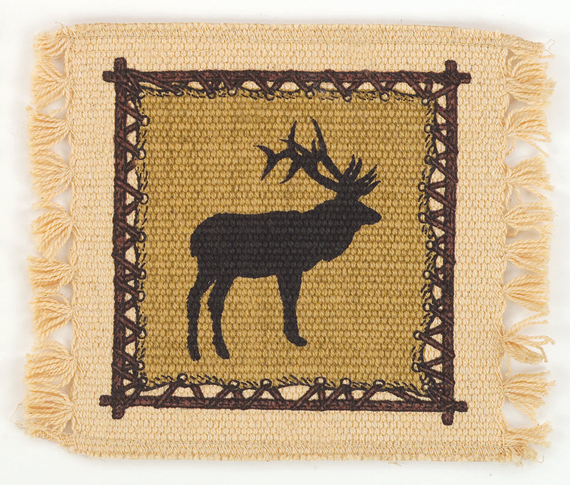 Cotton Stencil Coasters-Wildlife Design