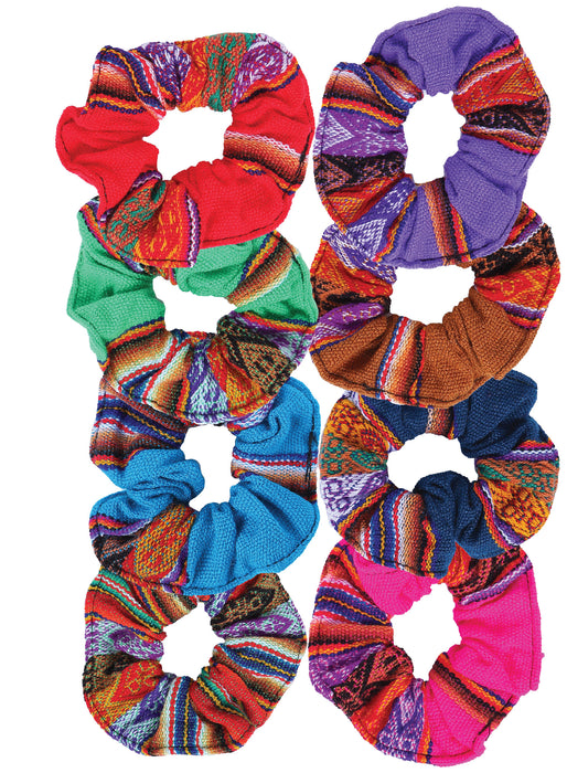 12 PACK Woven Elastic Hair Ties/Scrunchies, Only $1.75 ea!