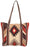 Handwoven wool Maya Modern Purse in classic zapotec-style design, rust and browns.