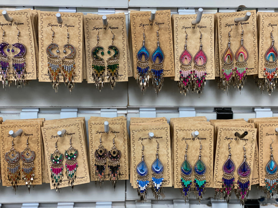 <font color="red">BACK IN STOCK!!</font> 24 Pairs Of Southwest Style Earrings ! Only $3.25 each pair!