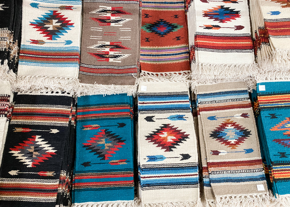 24 PACK Wool 10" x 20" Handwoven Table Mats! Only $6.25 ea.!
