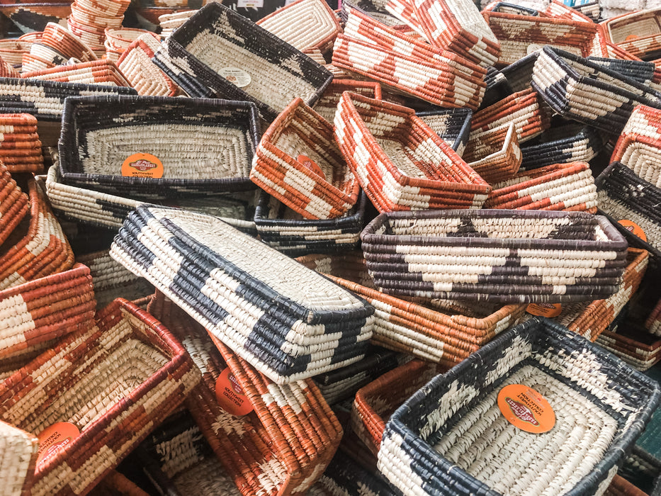 12 PACK Southwest Tray Baskets! ONLY $4.50 ea.!