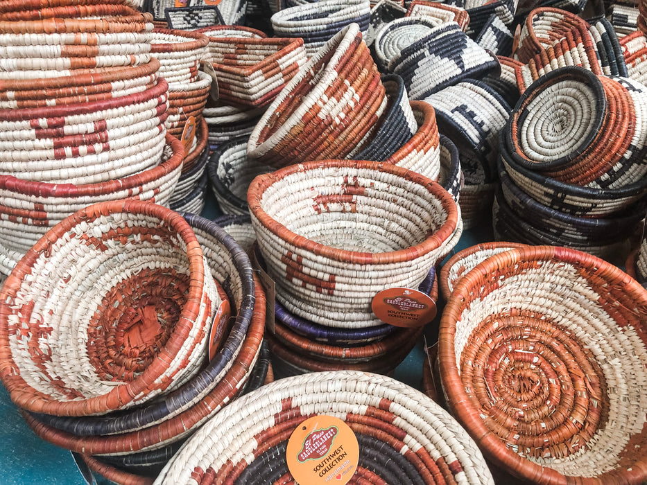 12-Pack Southwest Fine Coiled Key Baskets! Only $4.50 Ea. !