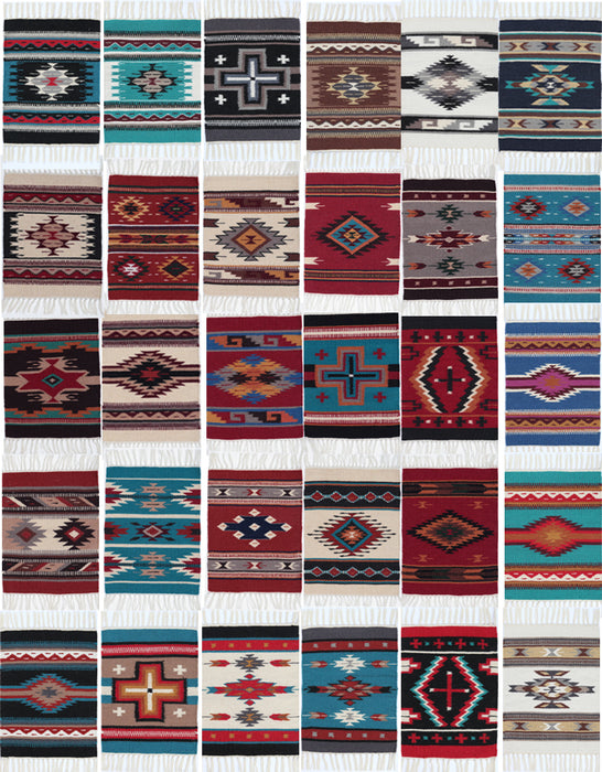 15" x 20" Wool Maya Modern Table Mats from El Paso Saddleblanket