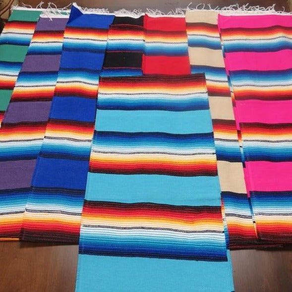 12 Assorted Serape Runners, Only $6.50 ea.!