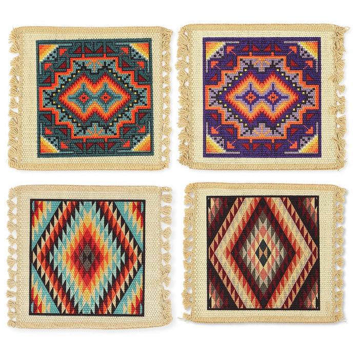 24 Pack Digital Print Geometric Coasters, Only $0.90 ea!