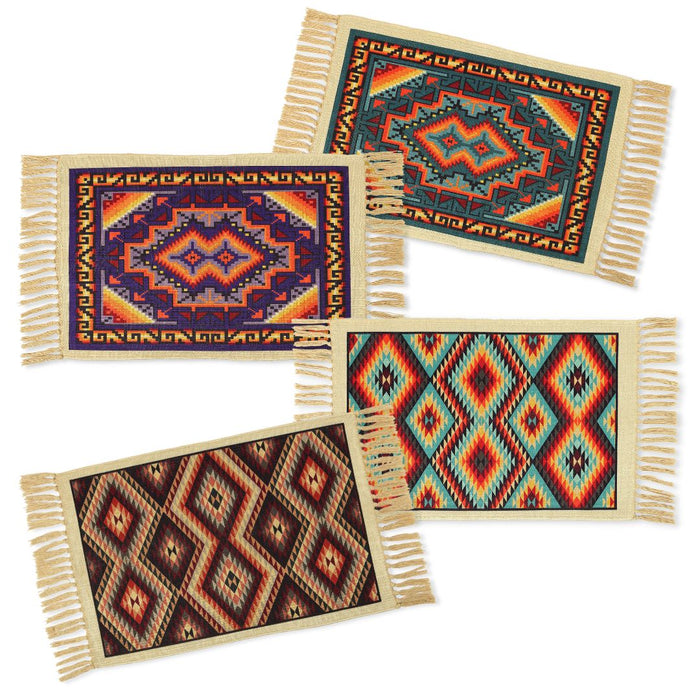 24 PACK - Geometric Print Table Mats, Only $3.50ea!