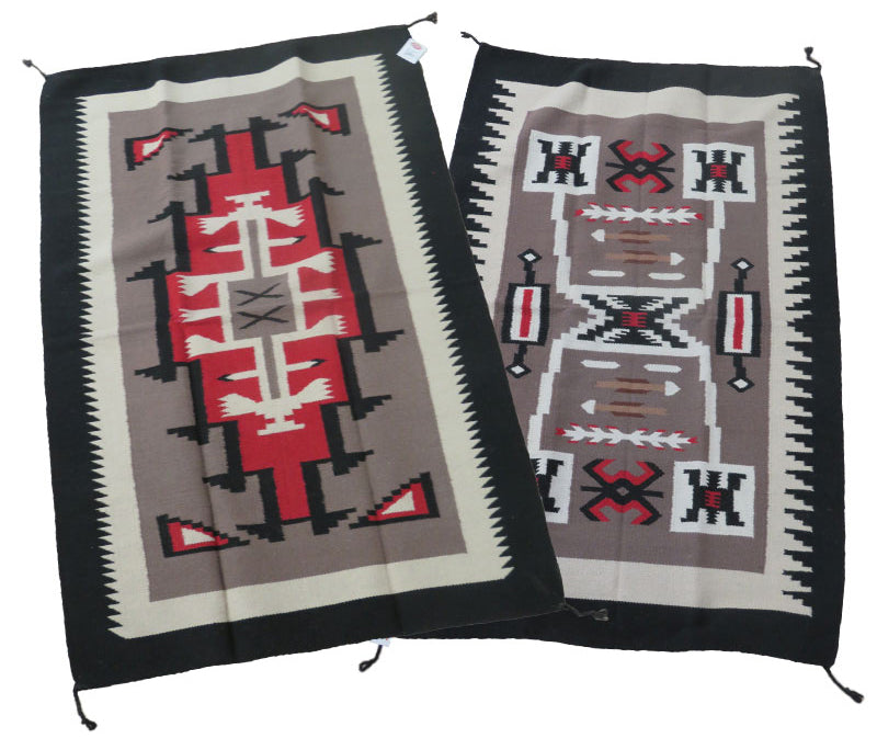 2 Handwoven Wool 4'x6' Southwest Rugs, Only $91 ea.!