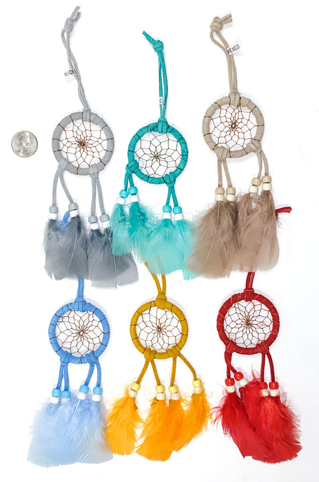 12- Assorted 2" Colored Dream Catchers! Only $2.40 ea.!