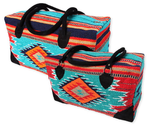 2-Piece Set Go West Travel & Weekender Bags, Design 'K'!