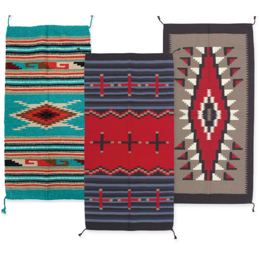 3 PACK- 32" x 64" Handwoven Wool Rugs! Only $48 ea!