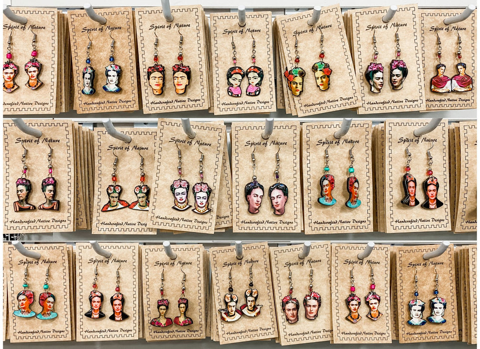 <font color="red">BACK IN STOCK!!</font> 12 Pair Frida Earrings !  Only $3.50 each pair!