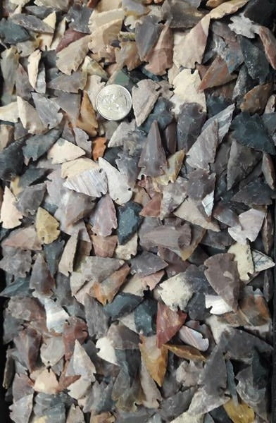 Native Style 1 inch Hand-chipped Stone Arrowheads from El Paso Saddleblanket Company