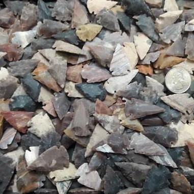 Native Style 1 inch Hand-chipped Stone Arrowheads from El Paso Saddleblanket Company
