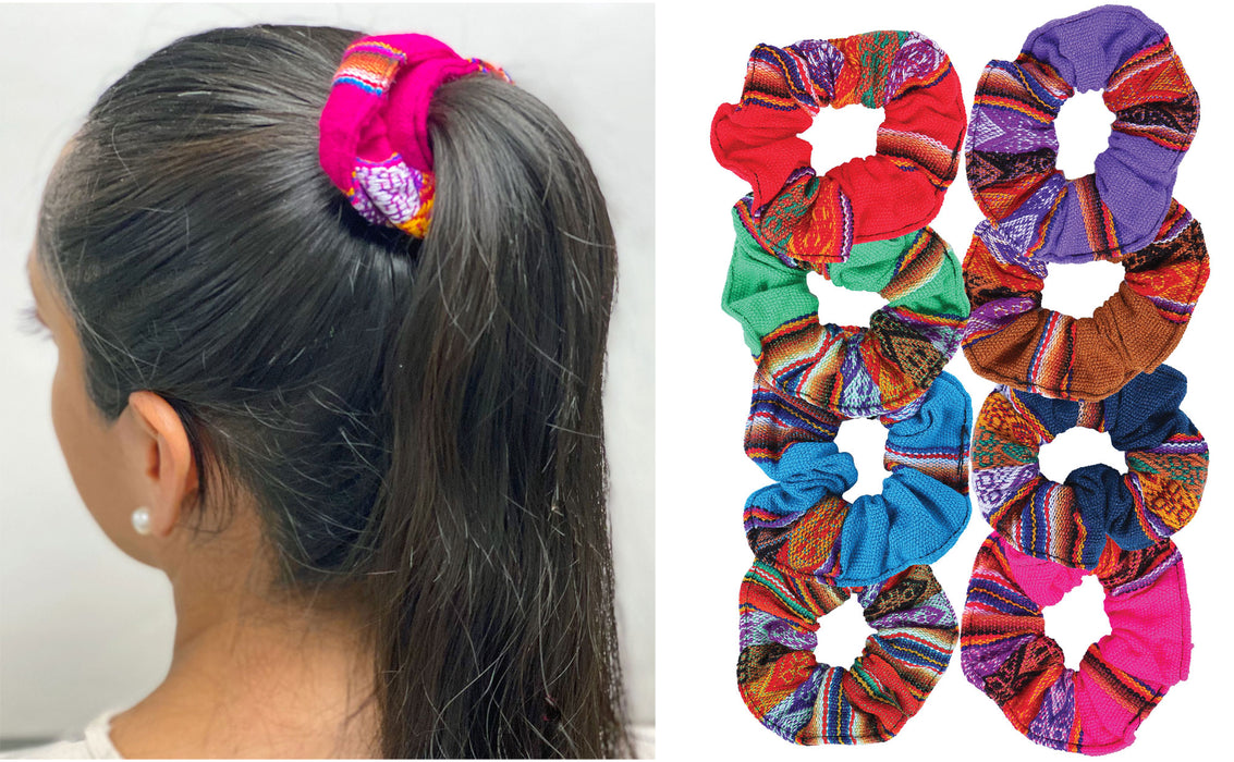 12 PACK Woven Elastic Hair Ties/Scrunchies, Only $1.75 ea!