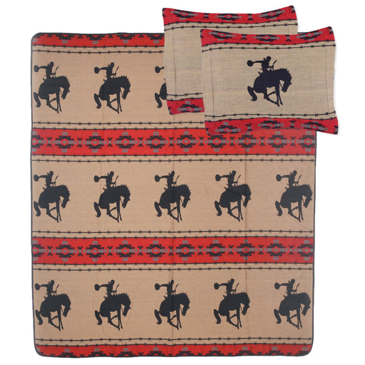 COWBOY UP! 3 Queen Bedspreads and Pillow Sham Sets!  Wholesale $54.00 ea. set!