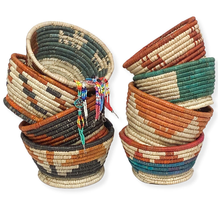 12-Pack Southwest Fine Coiled Key Baskets! Only $4.50 Ea. !