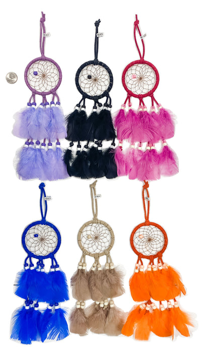 3" Colorful Dream Catchers