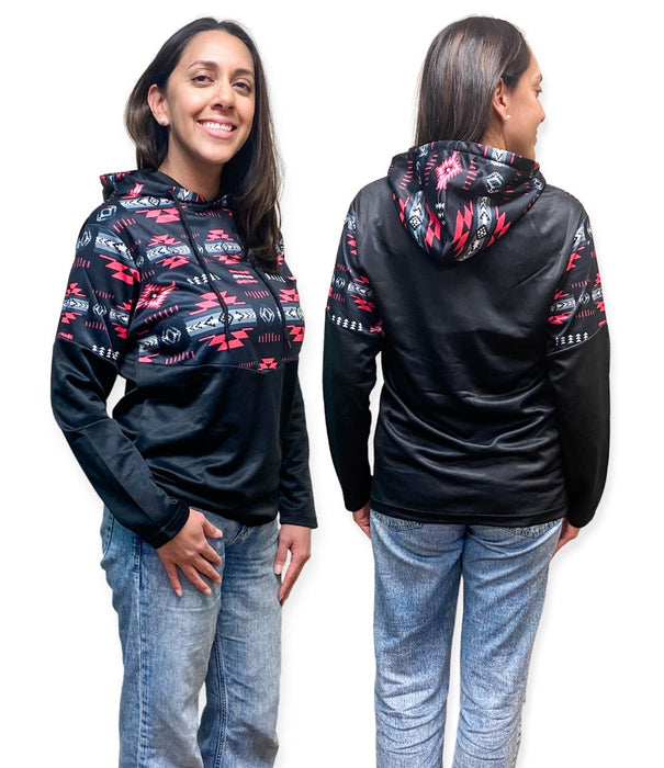 <font color="red">NEW!</font> MEDIUM Turquiose Traditional Southwest Hoodie Pullovers!