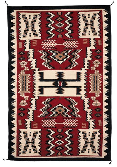 6 x 9 Trading Post Handwoven Wool Rug 722