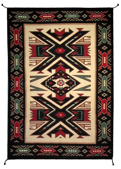 6 x 9 Trading Post Handwoven Wool Rug 788