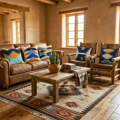 Blue Dunes Cushion Cover 5 Pcs Set