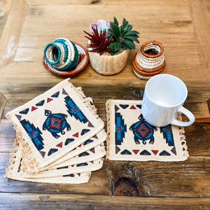 Southwest, Western, & Day of the Dead Cotton Stencil Coasters