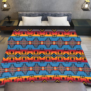 Queen-Size Lodge Blankets