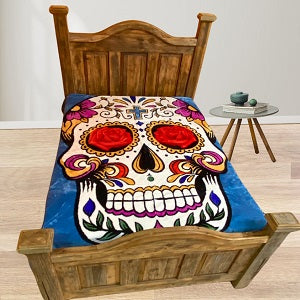 Queen-Size Plush Pictorial Blankets