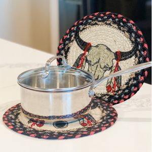 Braided Jute Round Trivets