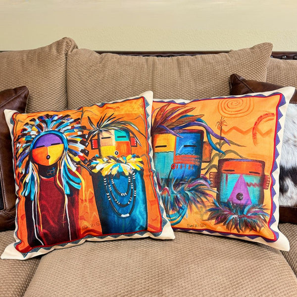 Digital Print Kachina Pillow Covers