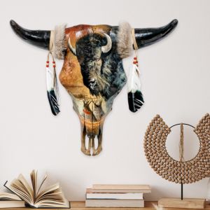 Painted Cow Skulls