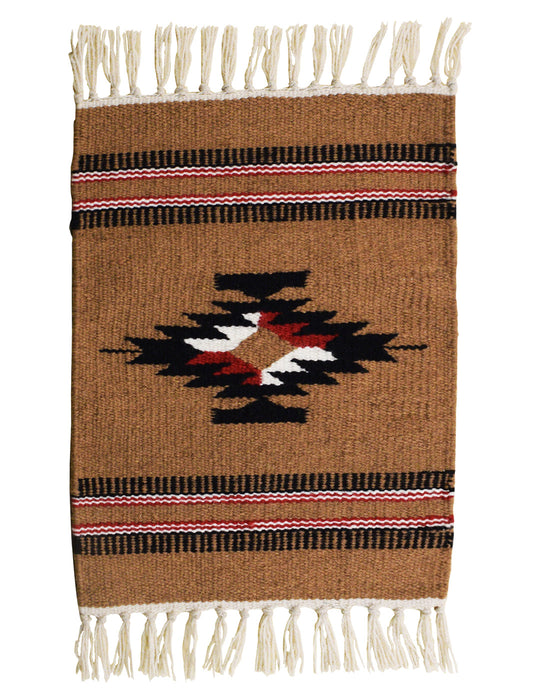 Handwoven Wool Chimayo Style Mats-10" x 20"